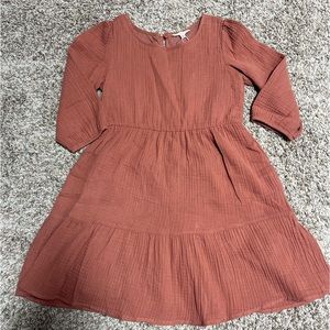 NWT Copper Key girls orange dress size medium